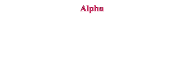 Text Box: Alpha
&nbsp;
